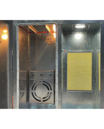 Combination, Spray Booth, Powder Coating Oven, Curing oven, Cerakote Oven, Powder Coating Oven / Curing Oven Front Center Light