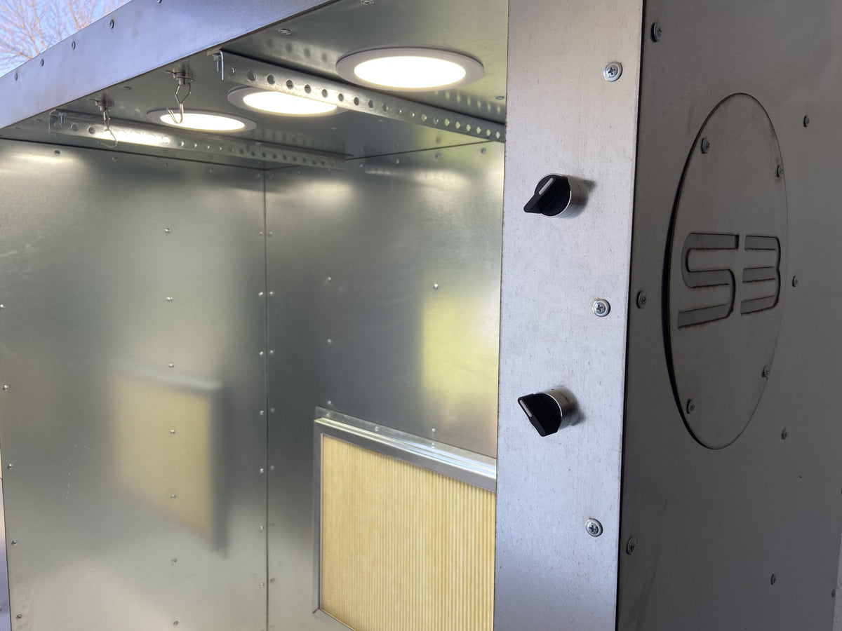 Silverback 5x4x2 Powder Coating Spray Booth