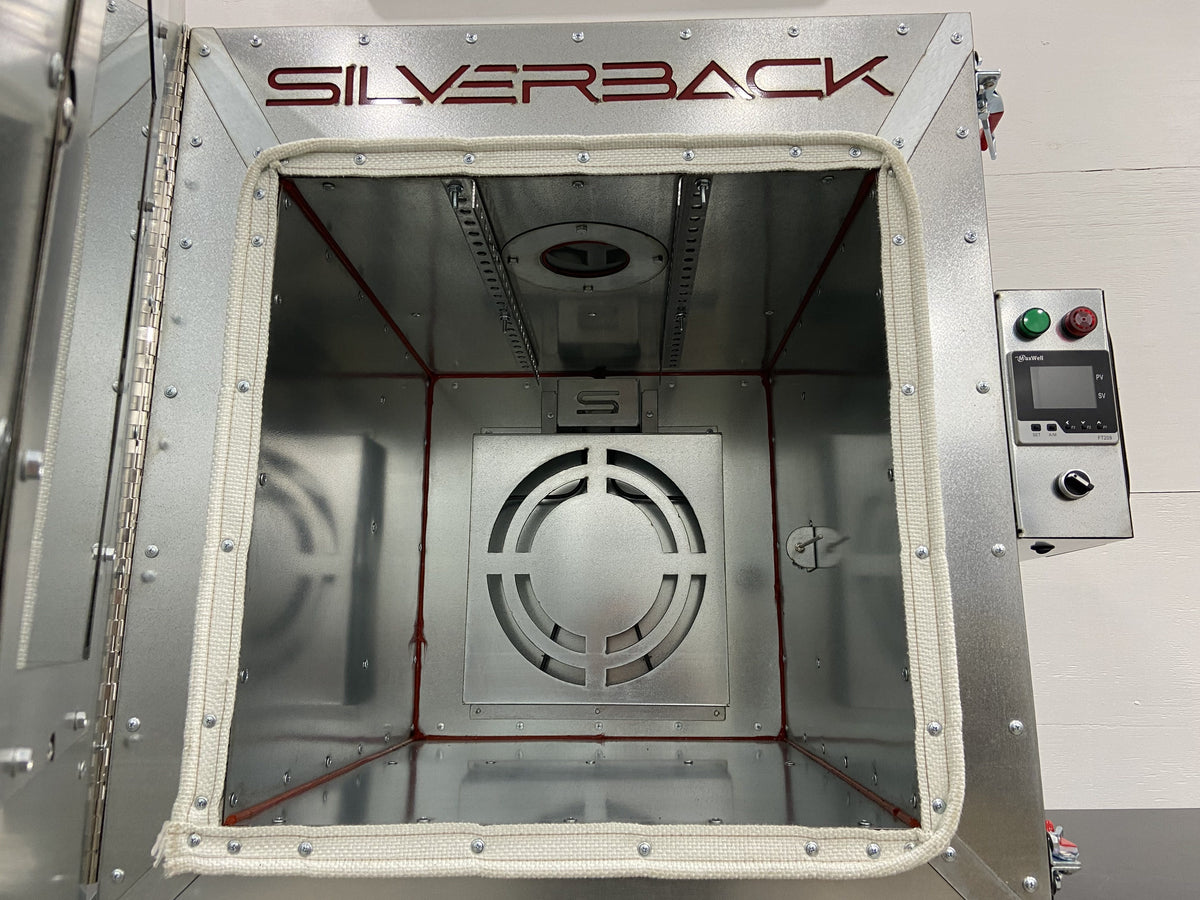 2x2x2 benchtop oven chamber interior