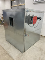 Silverback wide and deep powder coating oven, angled view (5x4x4 shown, placeholder for 6x4x4)