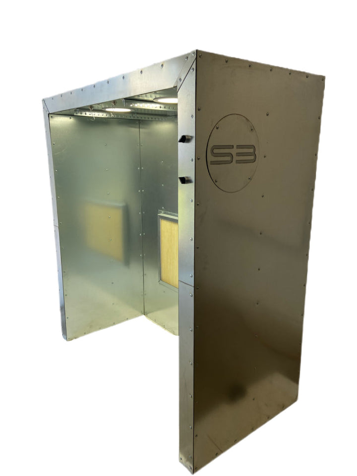 Silverback 5x4x2 powder coating spray booth, exterior