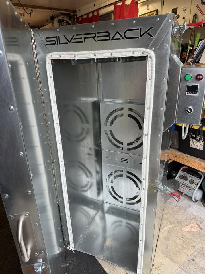 His oven, straight off the truck