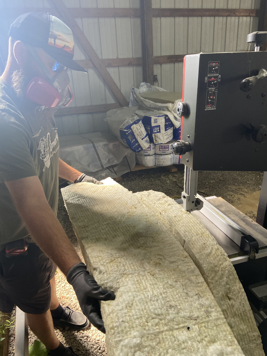 Rockwool, the premium insulation, cut to fit