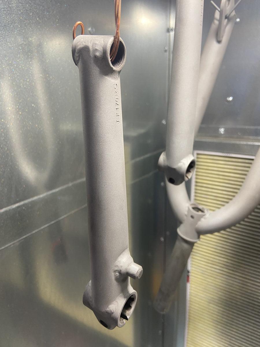 Forks cured in matte grey