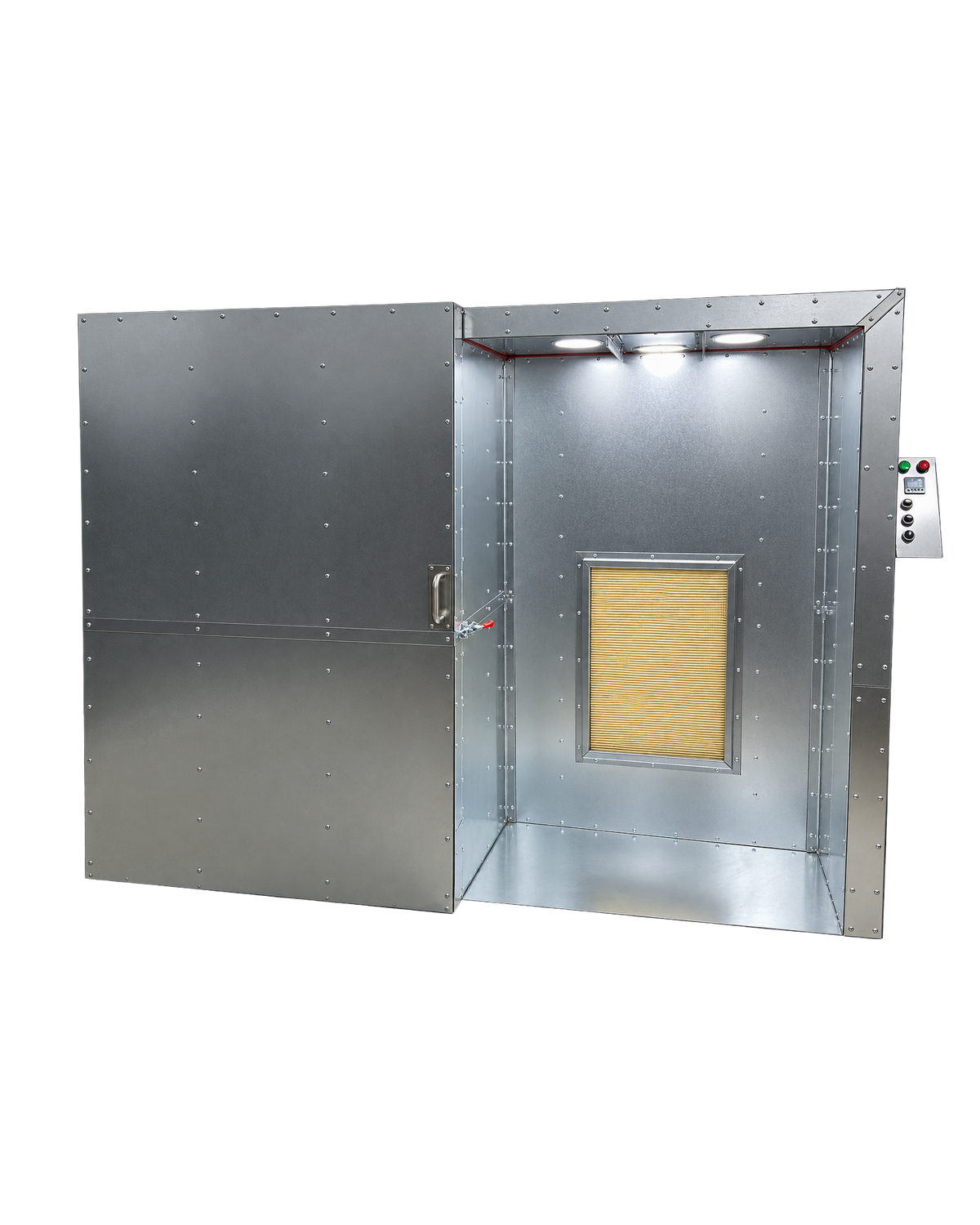 Silverback larger all-in-one powder coating oven and spray booth combo (6x3x2), product cutout