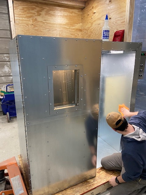 All-In-One Oven and Spray Booth Combo